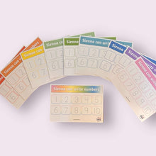 Load image into Gallery viewer, PERSONALISED Numbers 1-10 wipe clean learning mat