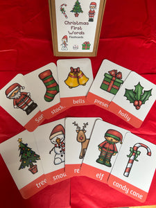 Christmas First Words Flashcards
