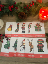 Load image into Gallery viewer, Christmas First Words Flashcards