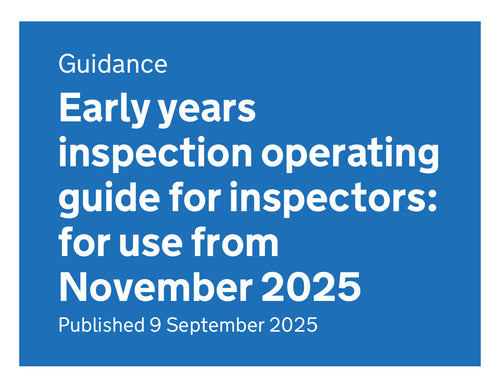 Early Years Inspection Operating Guide