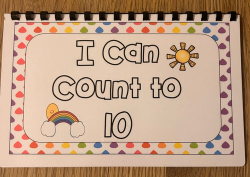 I Can Count to 10 Flip Book