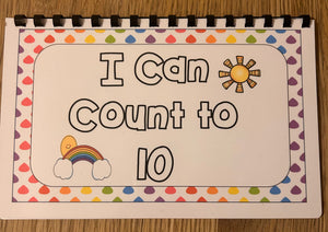 I Can Count to 10 Flip Book