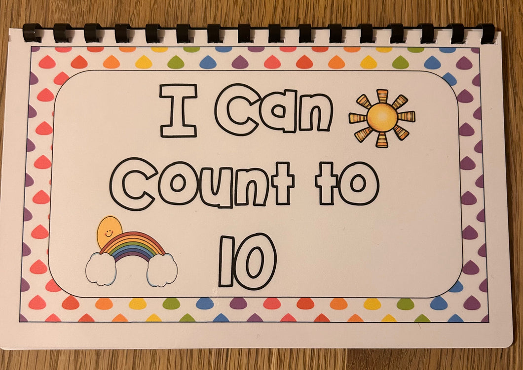I Can Count to 10 Flip Book