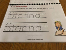 Load image into Gallery viewer, I Can Write My Name Reusable Busy Book