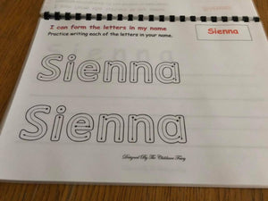 I Can Write My Name Reusable Busy Book