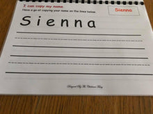 Load image into Gallery viewer, I Can Write My Name Reusable Busy Book