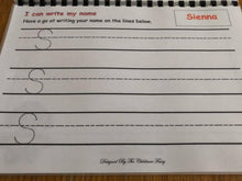 Load image into Gallery viewer, I Can Write My Name Reusable Busy Book
