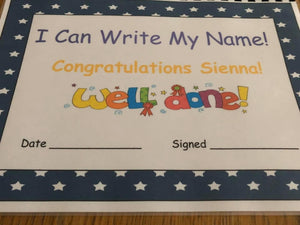 I Can Write My Name Reusable Busy Book