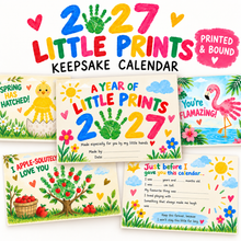 Load image into Gallery viewer, 2027 Little Prints Keepsake Calendar – Printed &amp; Bound
