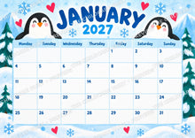 Load image into Gallery viewer, 2027 Little Prints Keepsake Calendar – Printed &amp; Bound