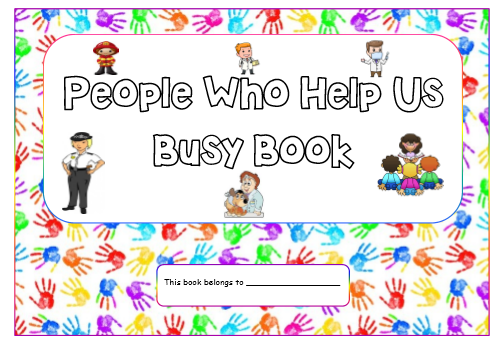 People Who Help Us Busy Book