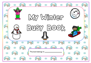 Winter Busy Book