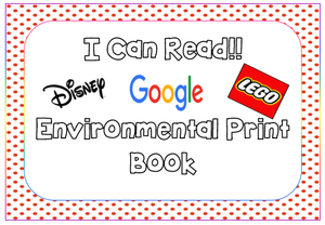 Environmental Print Book Digital Download