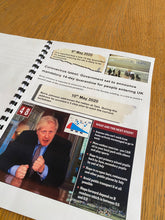 Load image into Gallery viewer, COVID-19 Scrapbook Bound and Protected Book